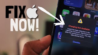 How to Fix “Charging Not AvailableLiquid detectedquot on Any iPhone [upl. by Saylor]