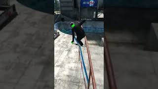 An interesting grind subscribe skate3 gaming tricks xboxone trickline skateboarding [upl. by Krock]