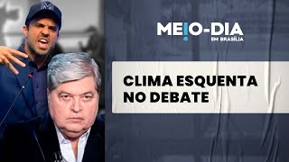 Eleições 2024 Datena parte pra cima de Marçal durante debate em São Paulo [upl. by Anividul]