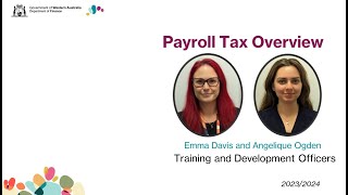 An Overview of Payroll Tax 2023  24 webinar [upl. by Adelbert]