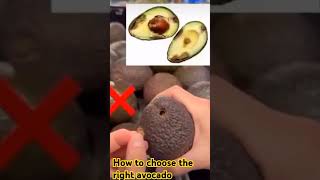 How to choose the right avocado enjoy your salade 🥗 [upl. by Noseimaj]