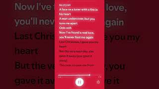 last christmas last christmas i gave you my heart but the very next  wham sped up┊serein [upl. by Menzies]