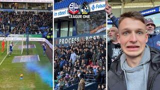 Away Fans Sing “Thogden is a WKER” at Bolton… [upl. by Mclaurin]