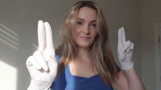 ASMR 1 Minute Cranial Nerve Exam Eye Exam Nose Piercing Haircut Barbershop MeasuringPhotoshoot [upl. by Acnoib]