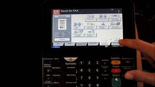 Faxfunktion Kyocera TASKalfa 356ci [upl. by Charry465]