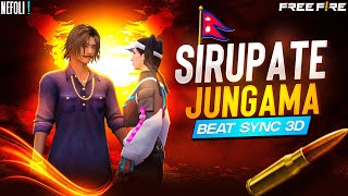 Sirupate Jungama  Beat Sync  Free Fire Best Edited [upl. by Allen]