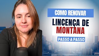 Como renovar a licença de Montana  Guia completo [upl. by Nosinned]