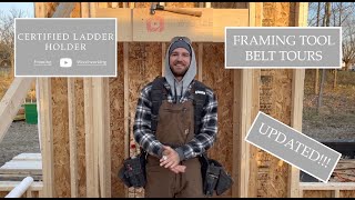 Framing Tool Belt Update Tour  wSpencers Setup [upl. by Nowaj]