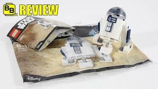 LEGO STAR WARS MAY THE 4TH R2D2 30611 POLYBAG REVIEW [upl. by Eicyak300]