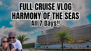 Cruising on Royal Caribbeans Harmony of the Seas  7 Day Cruise Vlog  Full Cruise Vlog [upl. by Apfel]