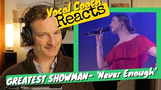 LOREN ALLRED  Never Enough  Vocal Coach REACTS [upl. by Ivatts]