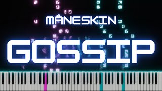 GOSSIP  Måneskin  Piano Cover by xZeron [upl. by Idleman142]