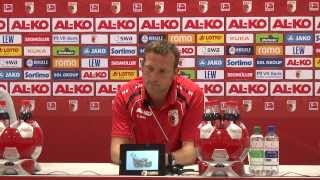 FC Augsburg Pressekonferenz vor Spiel gegen Werder Bremen [upl. by Dominus]