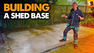 How To Build a Base For A Shed or Garden Room [upl. by Buford550]