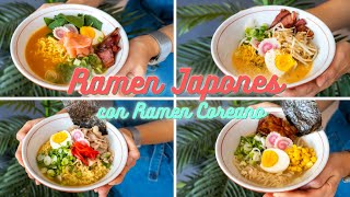 Preparar Ramen Japones🍜 con Ramen Coreano🇰🇷ㅣ [upl. by Ylas]