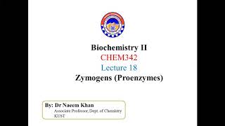 Biochemistry zymogens proenzymes by Dr naeem [upl. by Alejandrina]