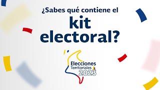 ¿Sabes qué contiene el kit electoral que se entregará en cada mesa a los jurados de votación [upl. by Jelena]