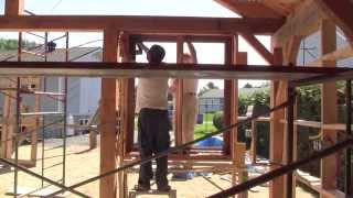 The Woodpecker Ep 63  Building the new shop part 10  Window frames [upl. by Arun]