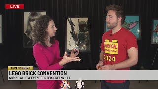 Greenville Brick LEGO convention in Greenville helping to give sets to kids in need [upl. by Eibbob]