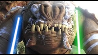 LEGO Star Wars Stop Motion Animation Jabbas Palace [upl. by Anivlek192]