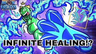 『Phoenix  Cyborg V4』THIS BUILD HAS INFINITE HEALING Blox Fruit [upl. by Karlen]