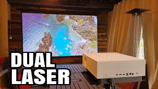 LG Cinebeam HU810P 4K Laser Projector Hands on Review [upl. by Eneleahcim]