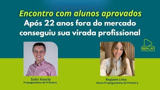 Live com Aluno Aprovado Formação Propagandista de Primeira [upl. by Akfir]