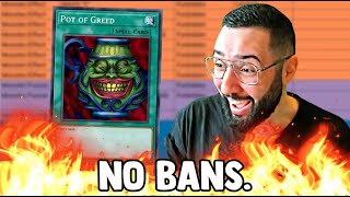 A Huge NO BAN LIST except tear amp snakeeyes ew Tournament AND A Ban List Podcast [upl. by Palermo]