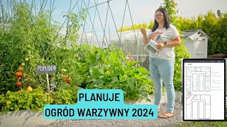 PLANUJE OGRÓD WARZYWNY 2024 Płodozmian w ogrodzie Uprawa warzyw [upl. by Nnyleimaj636]