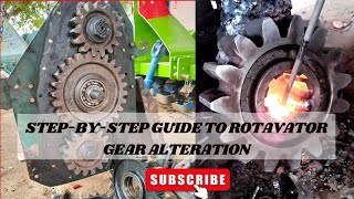 Rotavator Gear Alteration  StepbyStep Guide to Rotavator Gear Alteration [upl. by Dur360]