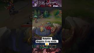 MALPHITE ENGANANDO o SHACO 😂 LEAGUE OF LEGENDS shorts [upl. by Ikilisav]