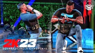 CM Punk Ported Modded 2K15 Entrance in WWE 2K23  New WWE 2K23 PC Mods [upl. by Akeemahs]