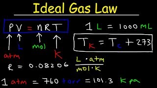 Ideal Gas Law Practice Problems [upl. by Georgianna]