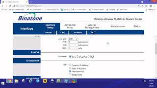 BINATONE ADSL MODEM COMPLETE SETUP AND INSTALLATION [upl. by Eulaliah]