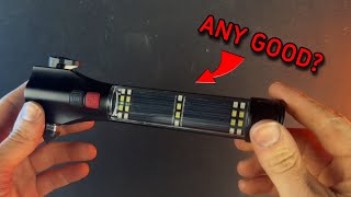 SINSEN Tactical Solar Flashlight  Review [upl. by Jobina]