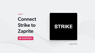 Connect Strike to Zaprite [upl. by Akerdal810]