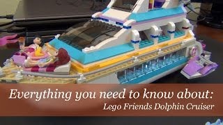 Everything You Need To Know about Lego Friends Dolphin Cruiser Set 41015 [upl. by Kopple]