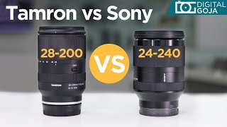 Sony 24240 vs Tamron 28200 Comparison [upl. by Limaj]