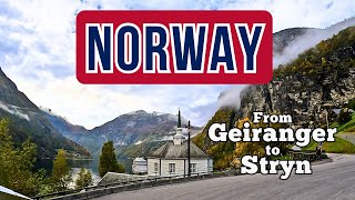 Norway Scenic Drive  Geiranger to Stryn 4K [upl. by Margit]