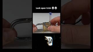 Trick to open a lock magic viralvideo viralshort science [upl. by Semreh]