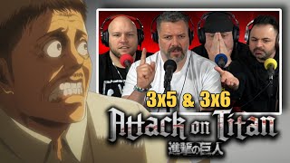 First time watching Attack on Titan reaction episodes 3x5 amp 3x6 Sub [upl. by Eves819]