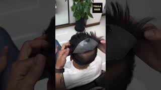 Clip on Hair Extensions Men I Hair Patch Clip I Hair Fixing with Clip clipinextensions [upl. by Chao892]