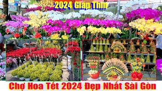 Chợ Hoa Tết đẹp nhất ở Sài Gòn Xuân 2024 [upl. by Ahsielat]