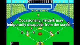 Baseball NES game review Black Box series [upl. by Ahsimit]