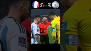 France vs Argentina What a Epic Match 🥶🔥 messi youtube football shorts [upl. by Dlared]