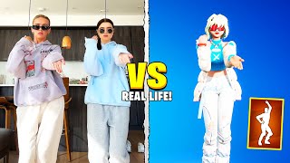 FORTNITE ICON SERIES amp TIKTOK DANCES IN REAL LIFE Social Climber Popular Vibe Starlit Chapter 5 [upl. by Burch]