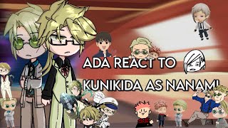 ADA react to Kunikida as Nanami  au in desc  Nokotocyo  no part 2  Bsd [upl. by Yhprum599]