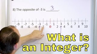 What is an Integer in Math Learn Negative Numbers  611 [upl. by Adelia]