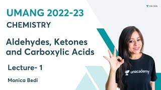 Aldehydes Ketones and Carboxylic Acids  L1  Introduction and Nomenclature  UMANG 202223 [upl. by Ddet]