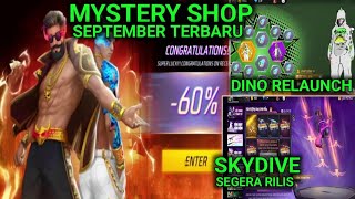 BOCORAN FF  EVENT TERBARU 2024 MYSTERY SHOP SEPTEMBER TERBARU  DINO 2D RELAUNCHDLL [upl. by Damarra]